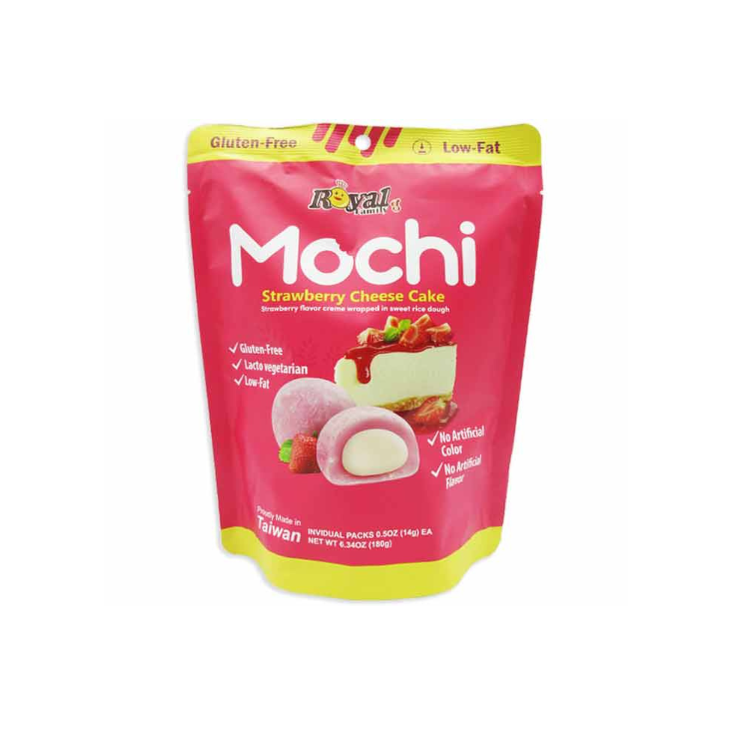 Royal Family Strawberry Cheesecake Mochi