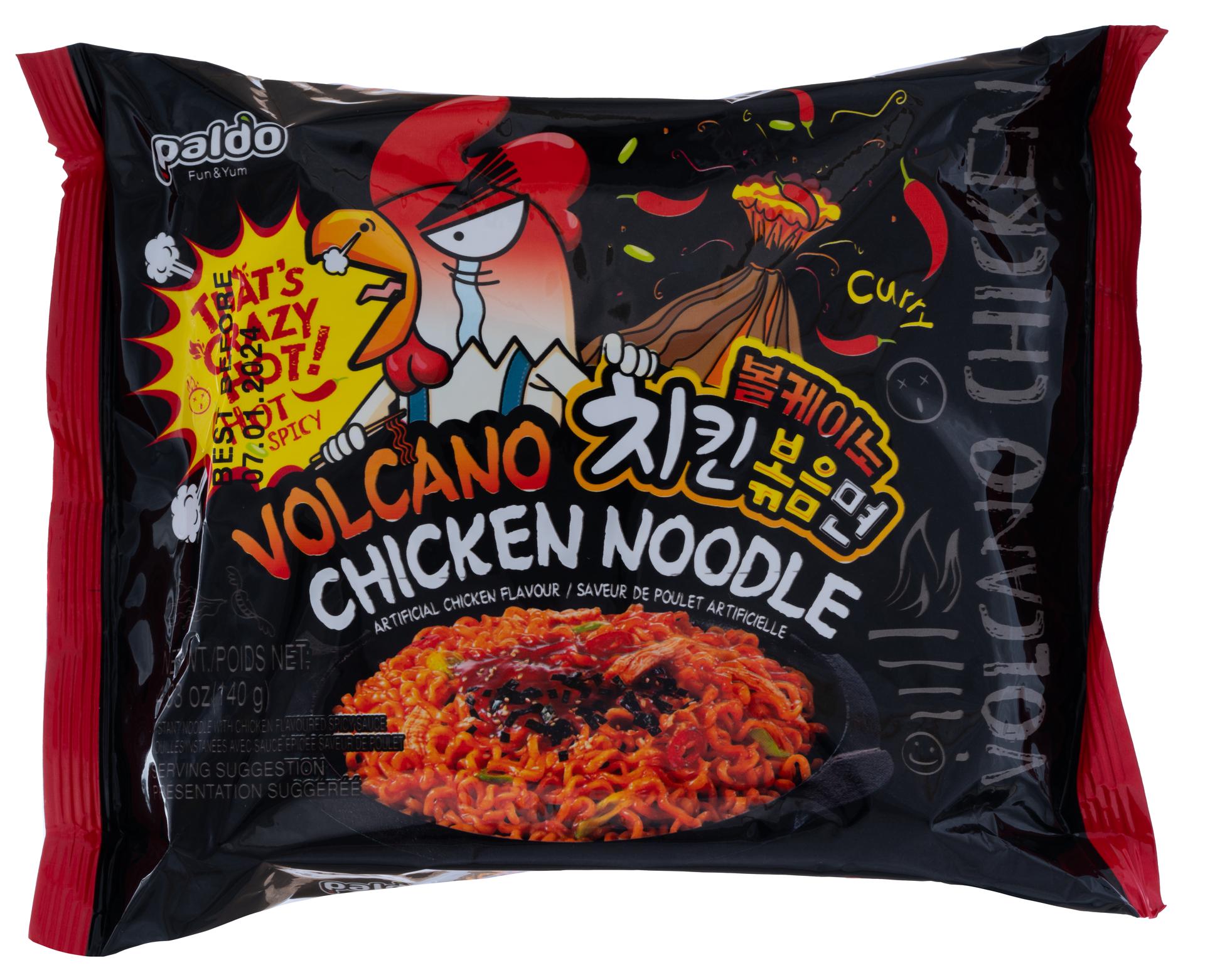 Paldo Volcano Chicken Noodle Single Pack