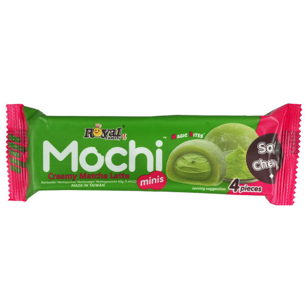 Royal Mochi Creamy Matcha Latte Snack Pack 40g