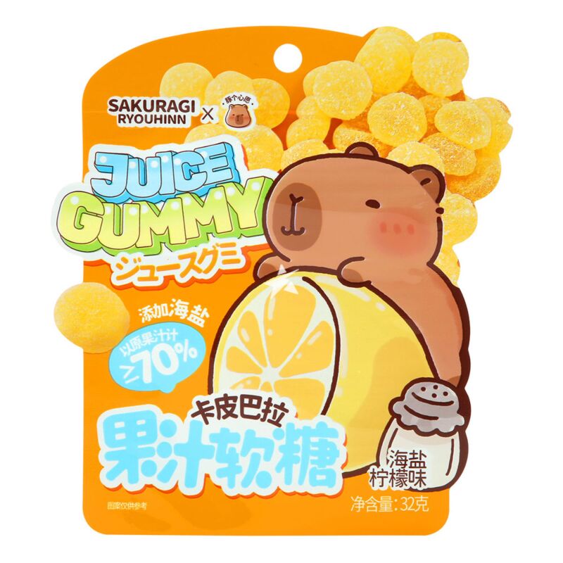 Sakuragi Ryouhinn Sea Salt Lemon Juice Gummy