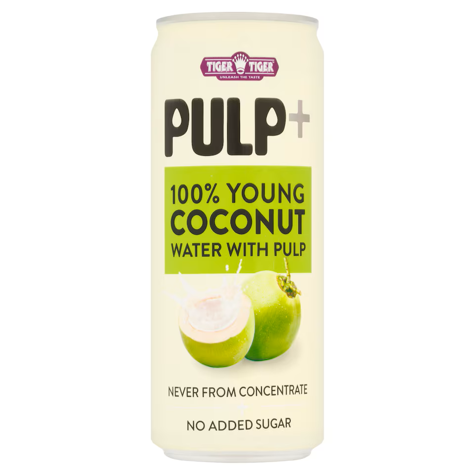 Tiger Tiger Coconut Water with Pulp Can