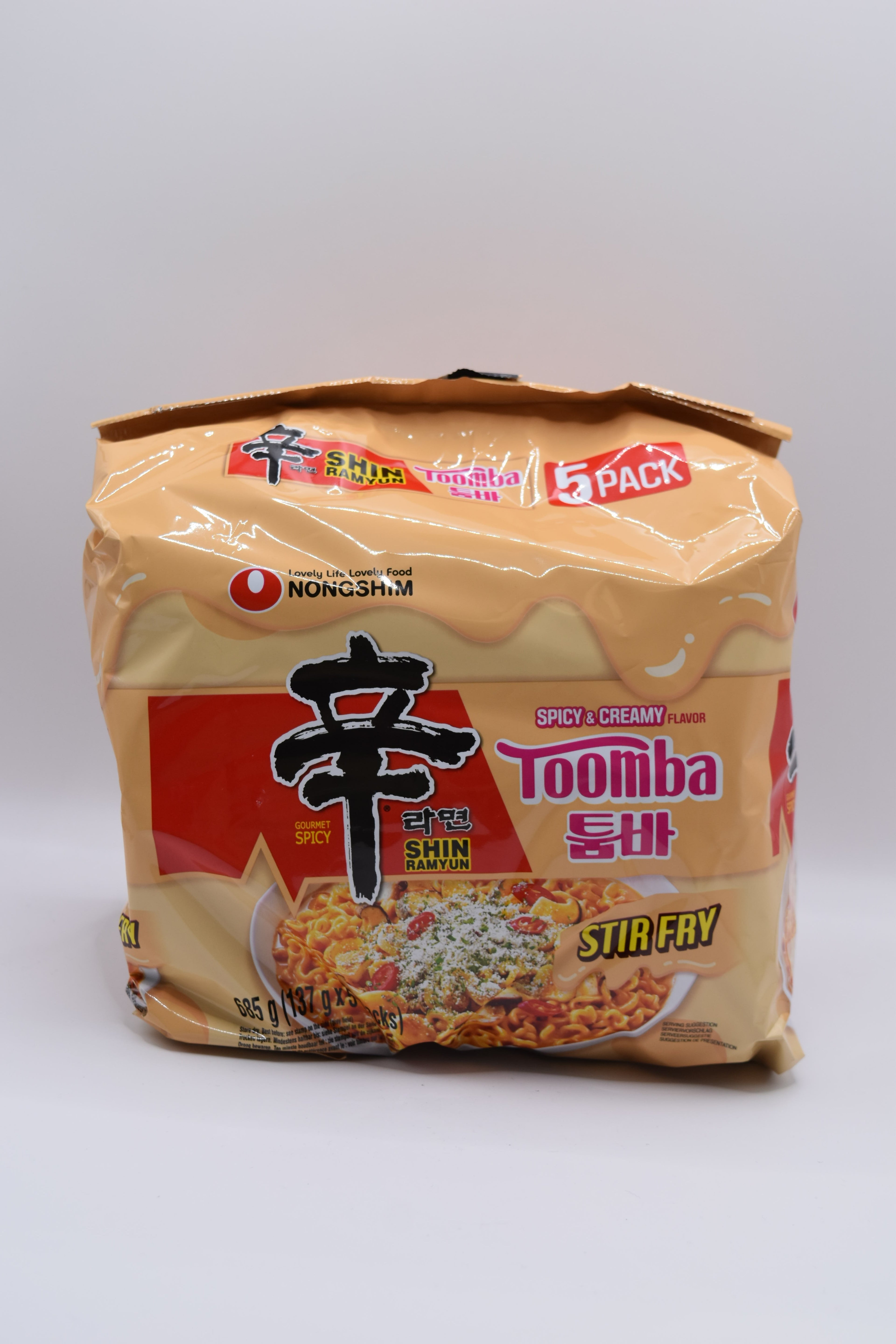 Shin Toomba Creamy and Spicy Stir Fry Multipack