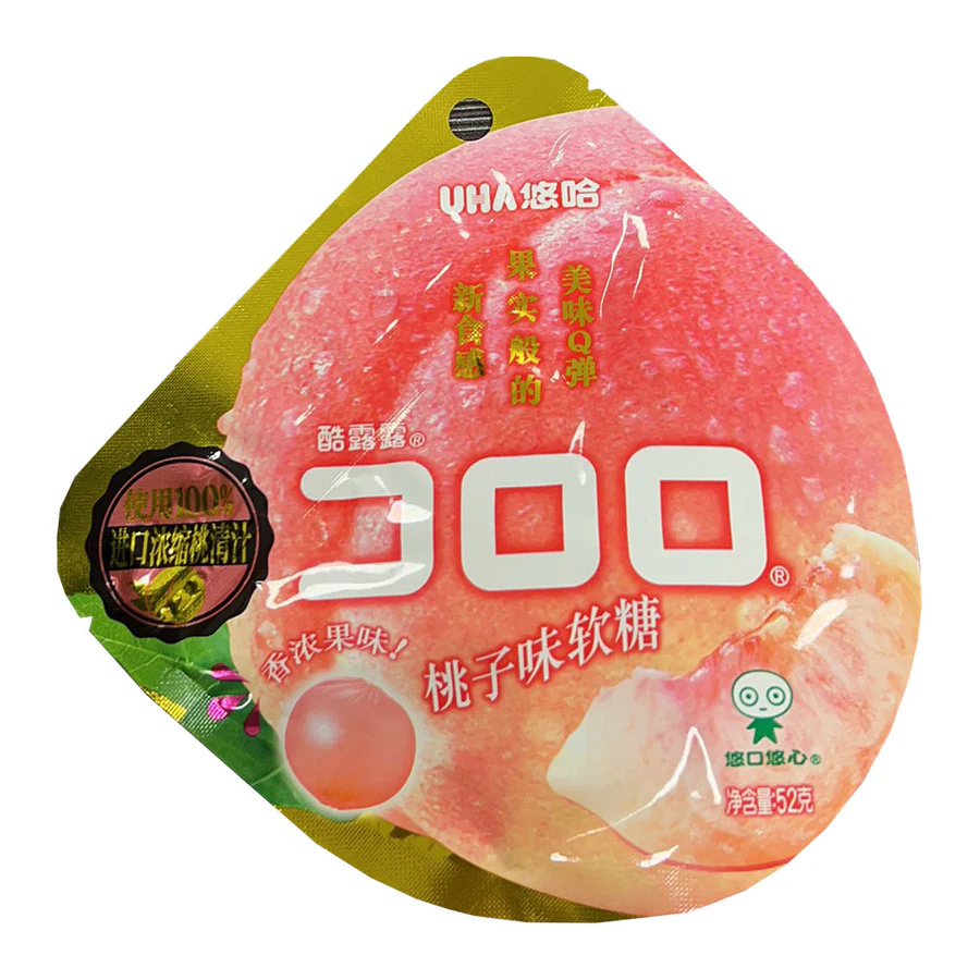 UHA Peach Gummy Candy