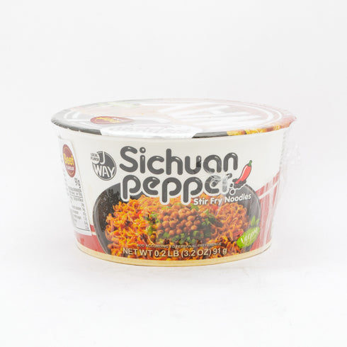 J-Way Sichuan Pepper Spicy Beef Flavour Stir-Fried Noodles
