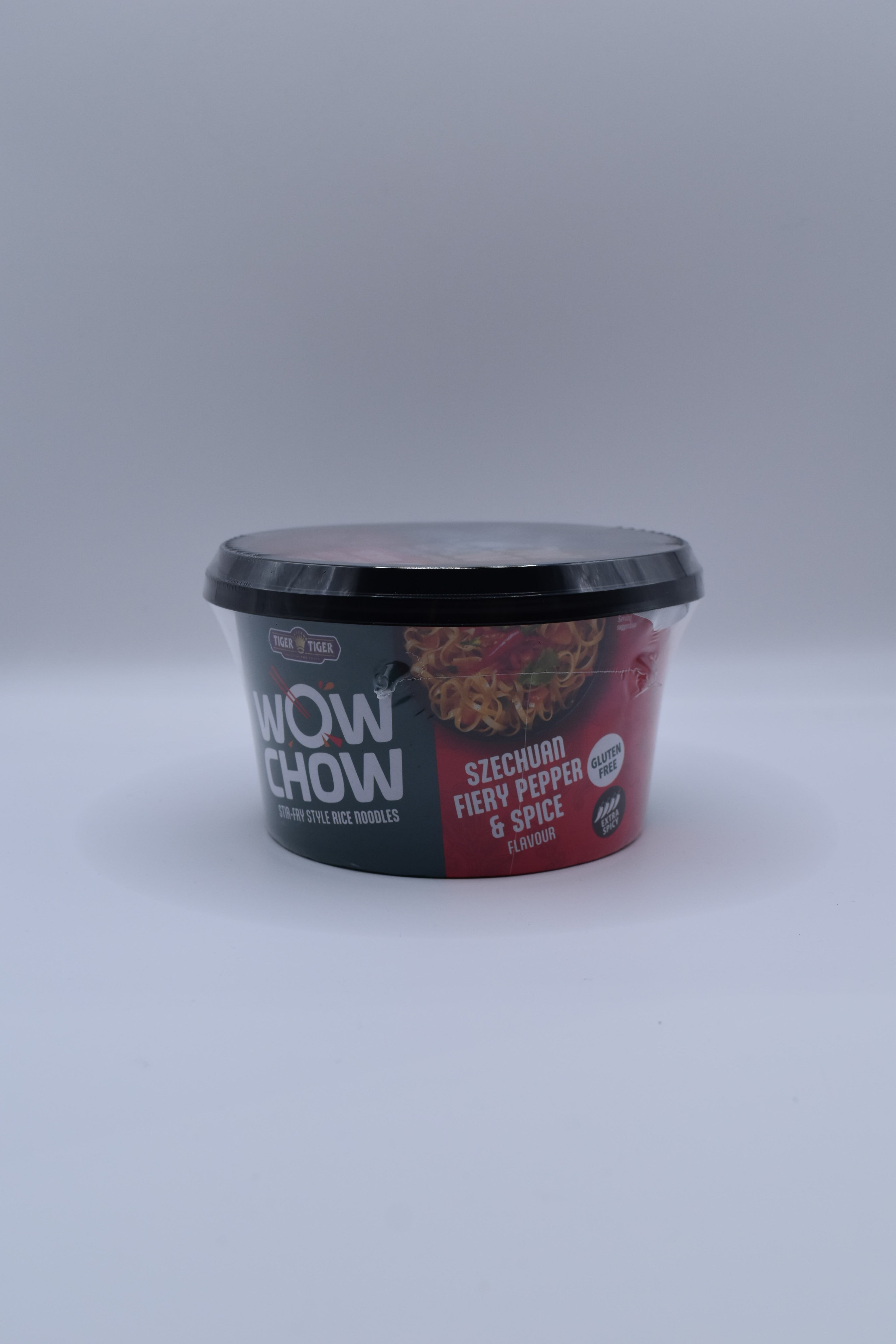 Tiger Tiger Wow Chow Stir-Fry Style Rice Noodles (Szechuan Fiery Pepper & Spice Flavour)